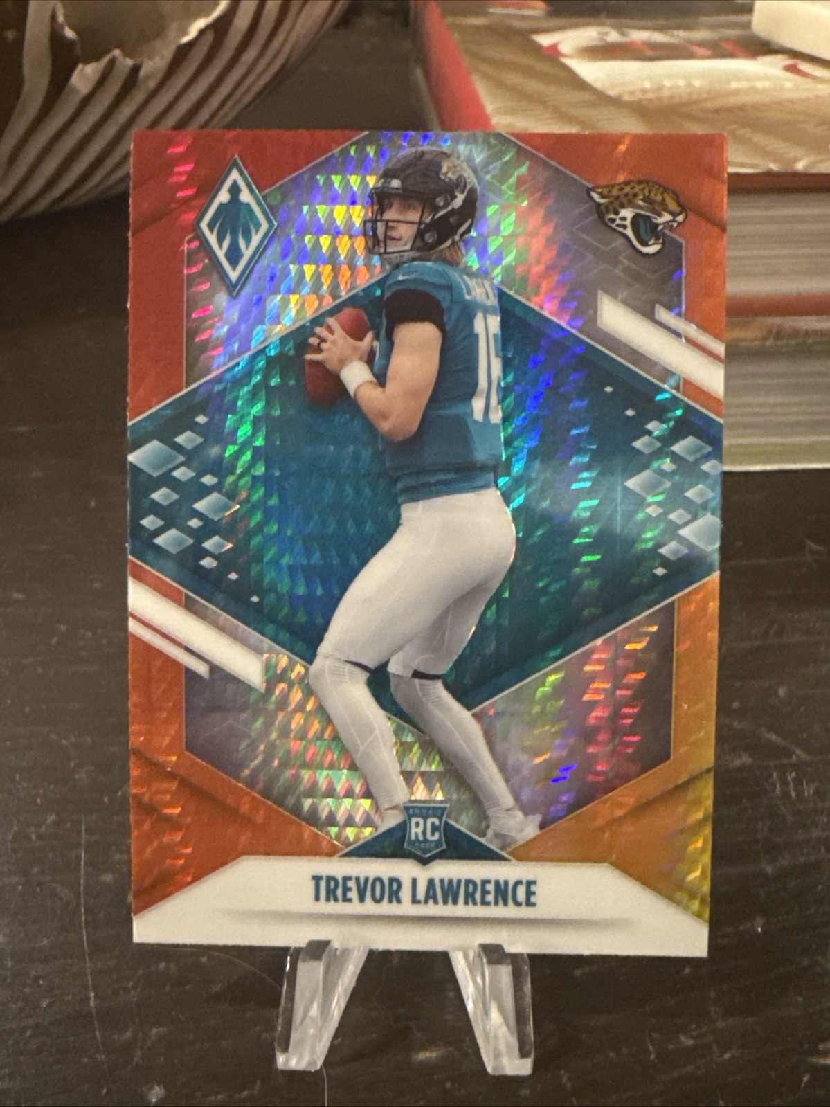 2021 Panini Phoenix Trevor Lawrence #101 Fire Burst Jaguars RC Rookie 🔥🔥