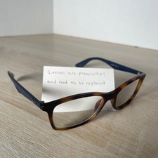 Ray-Ban RB7047 5574 Eyeglasses Tortoise Shell Blue Frames Only 54-17-140