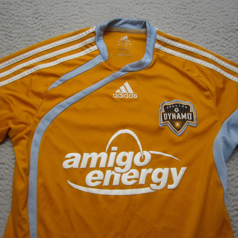 Houston Dynamo Jersey Mens Small MLS Soccer Shirt Adidas Amigo Energy - Image 2 of 4
