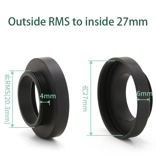 RMS to M25 M26 M27 CS RMS M39 M19 Microscope Objective Lenses Adapter Ring - 第 7/18 張圖片