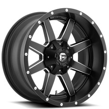 Black Milled Fuel Wheels D538 Maverick 20x14 Rims 4pcs D4 Black Milled Fuel Wheels D538 Maverick 20x14 Rims 4pcs D4