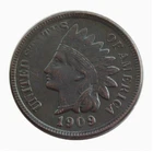 1909 S Indian Head Penny Extremely Fine---As shown in the figure
