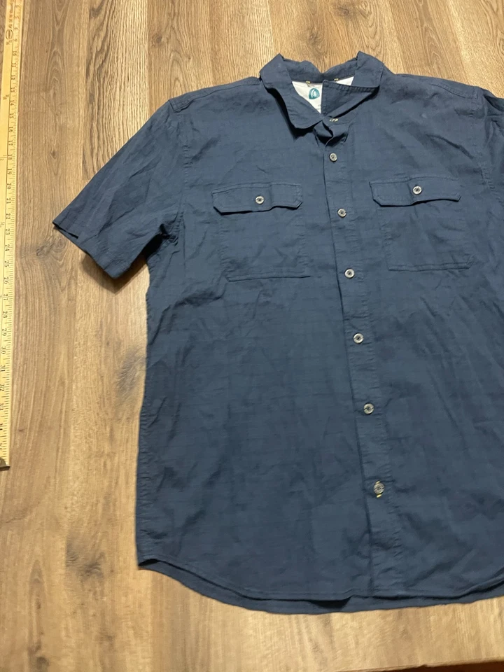 Sierra Designs Shirt, Men's Size XL, Blue, Short Sleeve Button Up Shirt - Image 3 of 4