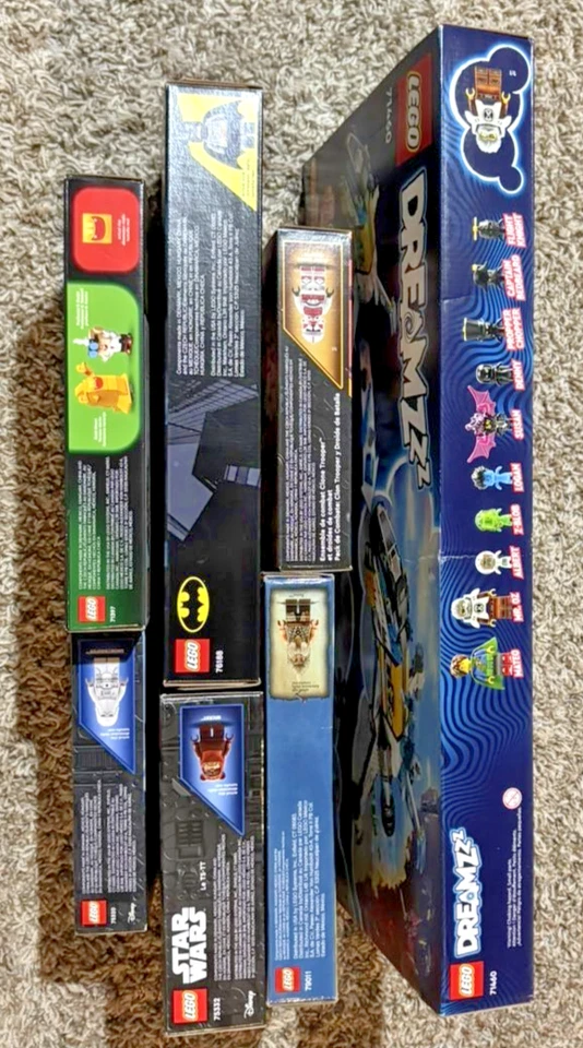 Lote sellado Lego Star Wars, Dreamzzz, El Hobbit, Batman, Mario Foto 3 de 3