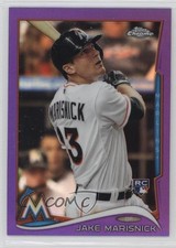 2014 Topps Chrome Retail Purple Refractor Jake Marisnick #108 0c2