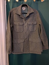 Woolrich Grey Green Vintage Hunting Jacket Size 40