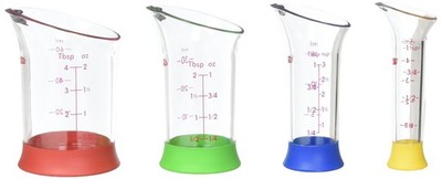 Measuring Beaker Set 4 Piece Mini Clear OXO Good Grips 1245380