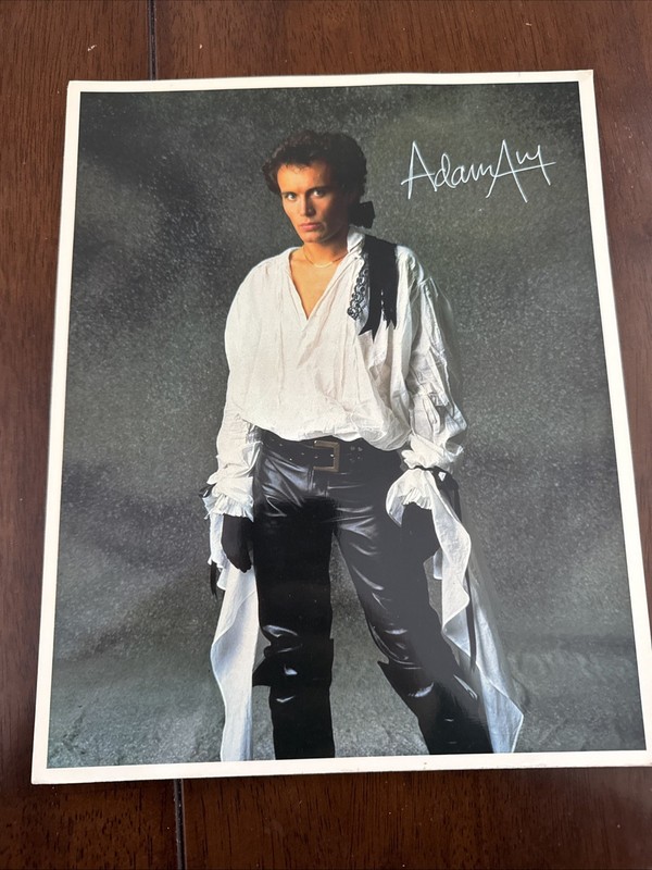 ADAM ANT New Wave Pop Music Authentic Vintage 1980s 8x10 Photograph Picture
