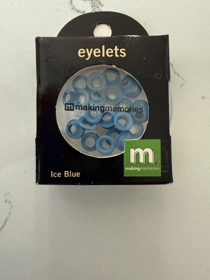 Making Memories Ice Blue Eyelets 3/16" 25PC Scrapbooking Crafts - Image 3 of 4