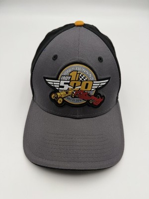 Indianapolis 500 Hat Cap Strap Back Mens One Size Gray Racing 100th New Era