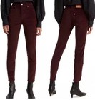 Wedgie Fit Skinny Women's Jeans, 27, Malbec Moleskin, burgundy — photo 1