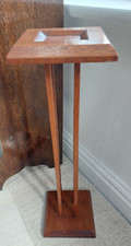 Vintage Art Deco  shop display stand, square candle stick, floorstanding