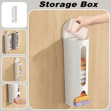 Plastic Bag Holder Wall Hanging Bedroom Underwear Storage Box Dispenser Kitchen