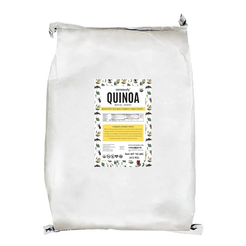 Kosher Organic White Quinoa 10 LB – Healthful, Vegan & Gluten-Free Ingredient - Picture 3 of 10