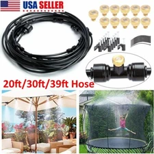 20FT/30FT/39.37FT Outdoor Misting Cooling System Garden Water Mister Nozzles Set