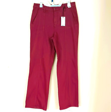 Judy Blue Belfast High Rise Jeans 15/32 Burgundy Front Seam Straight Leg Pants