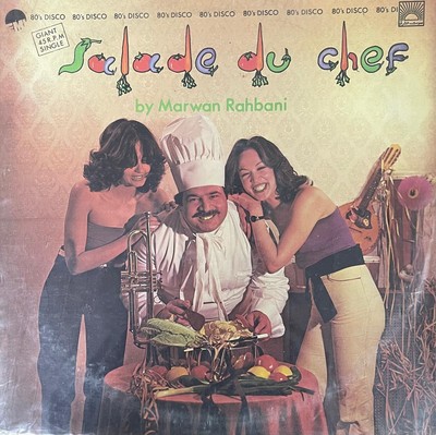 Arabic Lebanon 1980 Giant  12'' maxi - MarwanRahbani- Salade du chef -80's Disco