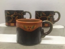 Demdaco Hrabik Chocolate Berries Coffee Flat Mugs Cup