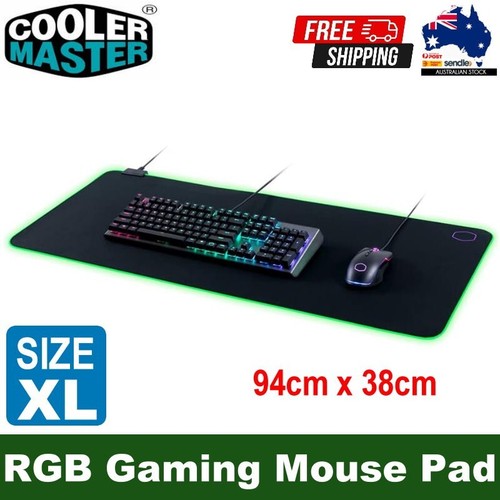 Cooler Master MP750-XL Extra Large 94x38cm RGB Soft Gaming Mouse Pad Mat - Picture 1 of 13