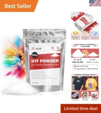 Versatile 35.3 oz DTF Powder for Soft, Stretchy Prints on Light & Dark Fabrics