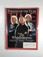 Time Magazine (December 30, 2002/January 6, 2003) (Whistleblowers, FBI, Enron)