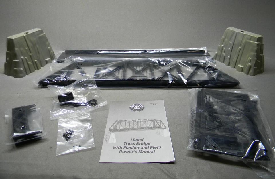 LIONEL THRU TRUSS BRIDGE KIT O GAUGE landscape scenery train scene 2130130 NEW - Image 3 of 3
