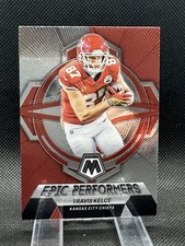 🔥🔥🔥2023 Panini Mosaic Travis Kelce Epic Performers Insert Chiefs💥💥💥