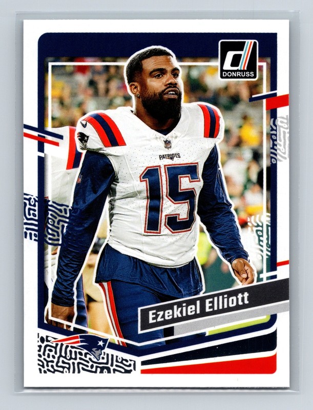2023 Donruss Ezekiel Elliott #201 New England Patriots