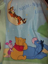 Disney Winnie the Pooh Night Night Little Bee Fabric Panel 100 Cotton