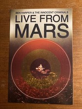 Ben Harper Promo Sticker Live From Mars Ben Harper & The Innocent Criminals