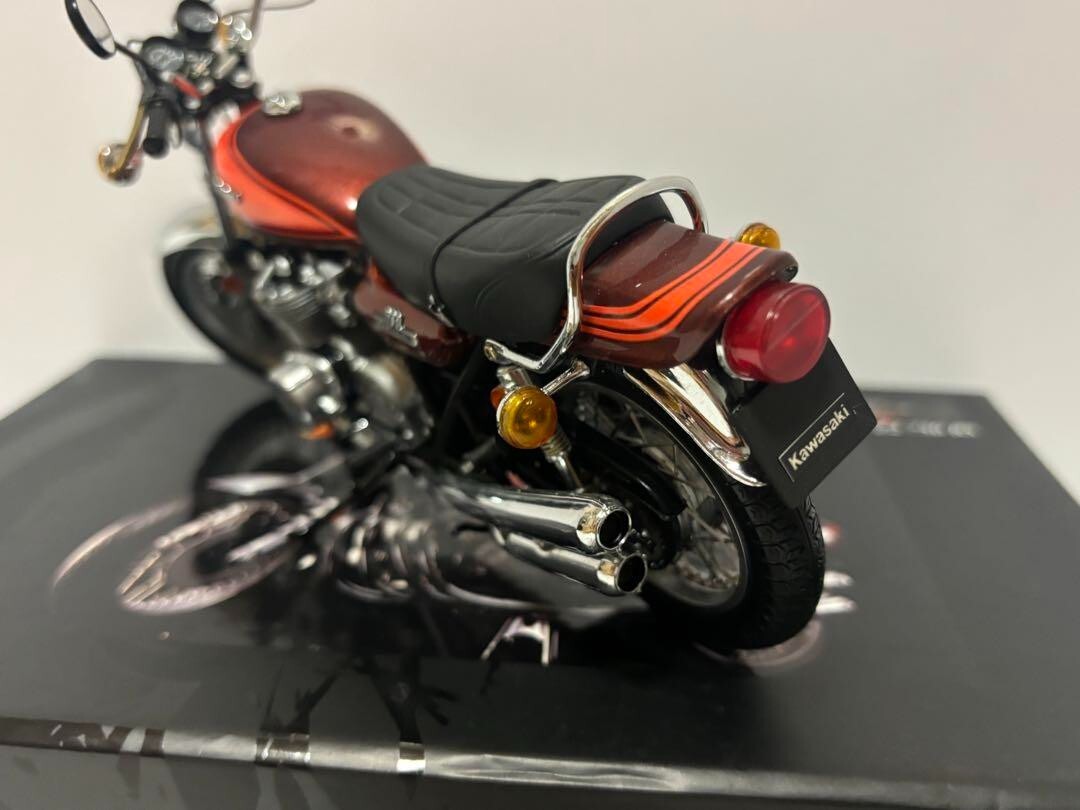 カワサキ kawasaki 750RS　Z2 ゼッツー　模型　1/12 ミニカー KAWASAKI 750RS」1/12スケール DIECAST MOTORCYCLE 玉虫ブルー