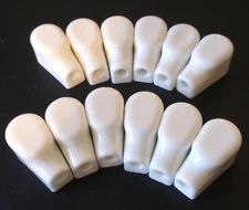 Tube anode grid cap( 12)pcs ceramic medium 3/8" 9mm 807 6146B FU25 24A 310A FU7