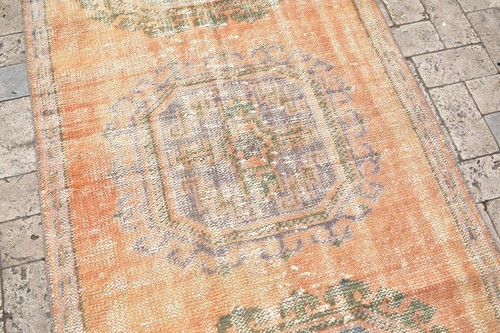 Alfombra Turca 36''x135'' Oushak Oriental Corredor Lana Pasillo Cocina Alfomb... - Imagen 9 de 10