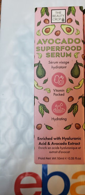 THE BEAUTY CROP Avocado Superfood Serum w/ Hyaluronic Acid 0.35oz NEW in BOX