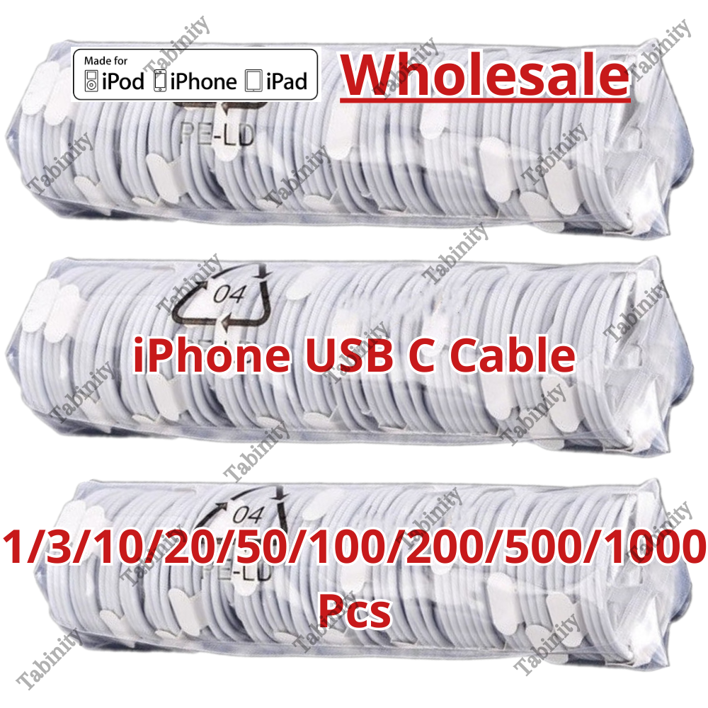 Wholesale Lot Fast Charger USB C Type-C PD Cable For iPhone 14 13 12 11 Pro X 8