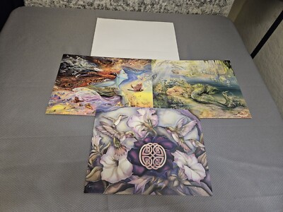 3 enchanted universe by josephine wall greeting cards W/ Envelopes 8x11'' 