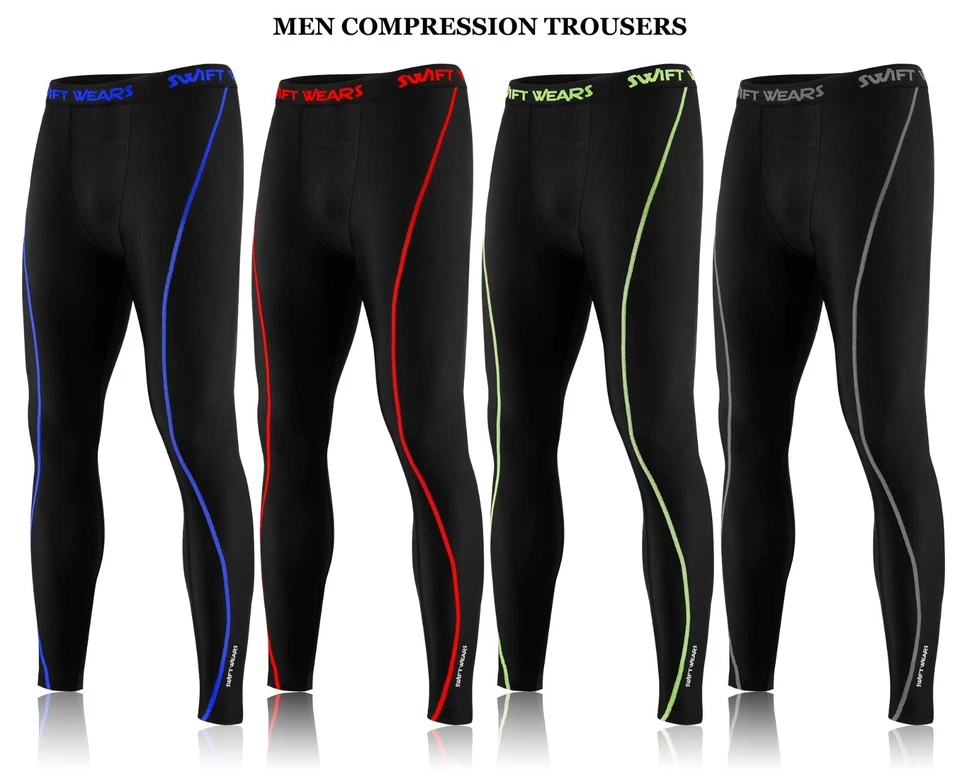 Mens Boys Thermal Compression Tights Base Layer Warm Running Gym Trouser Active - Image 3 of 4