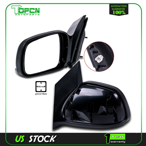 Power Side View Mirrors Driver+Passenger Fits 2006-2011 Honda Civic 2 Door Coupe