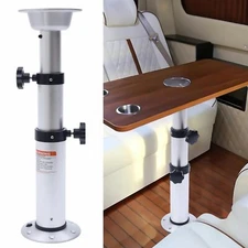 Adjustable Height Table Pedestal Base For Marine Boat RV Yacht, Aluminum Alloy