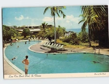 Postcard Lime Tree Beach Hotel St. Thomas Virgin Islands USA