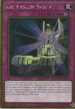 YU-GI-OH CARD: DIMENSION SPHINX - GOLD RARE - GP-MVP1-ENG23 - 1st EDITION