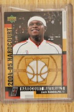 2004-05 UD Hardcourt Materials Zach Randolph SP WARM-UPS Basketball Card HCM-ZR