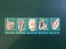 ICOLLECTZONE US Palau 104-108 strip shellsVF NH