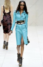 Nwt Burberry Prorsum Runway Leather Trench (42)