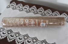 Poly Jute Mesh Roll, 21  x 10 yd Natural Tan, Rustic Burlap Wreath Supply