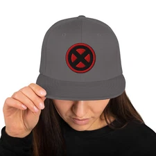 X-men Snapback Hat | Multiple Colors | Marvel Comics | X-men Logo Baseball Cap