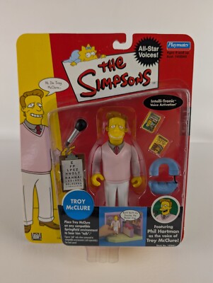 The Simpsons Playmate Figur Troy McClure Series 1 Vintage 2002 US Import Neu