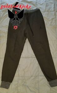 Nike jordan flight pants Tapered Joggers olive green 834389 355 fleece | eBay