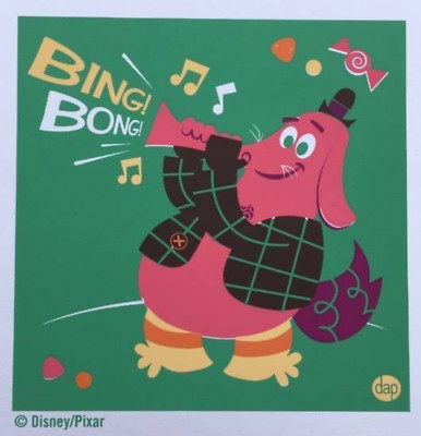 Dave Perillo Pixar Inside Out 5''x5''  'Bing Bong' Disney/Pixar