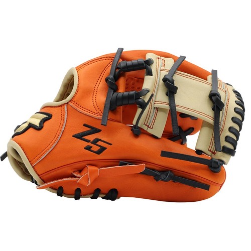 Guante de béisbol juvenil SSK Z5 Craftsman 11" Z5Y-1100ORGCMLBLK1 - Imagen 3 de 8